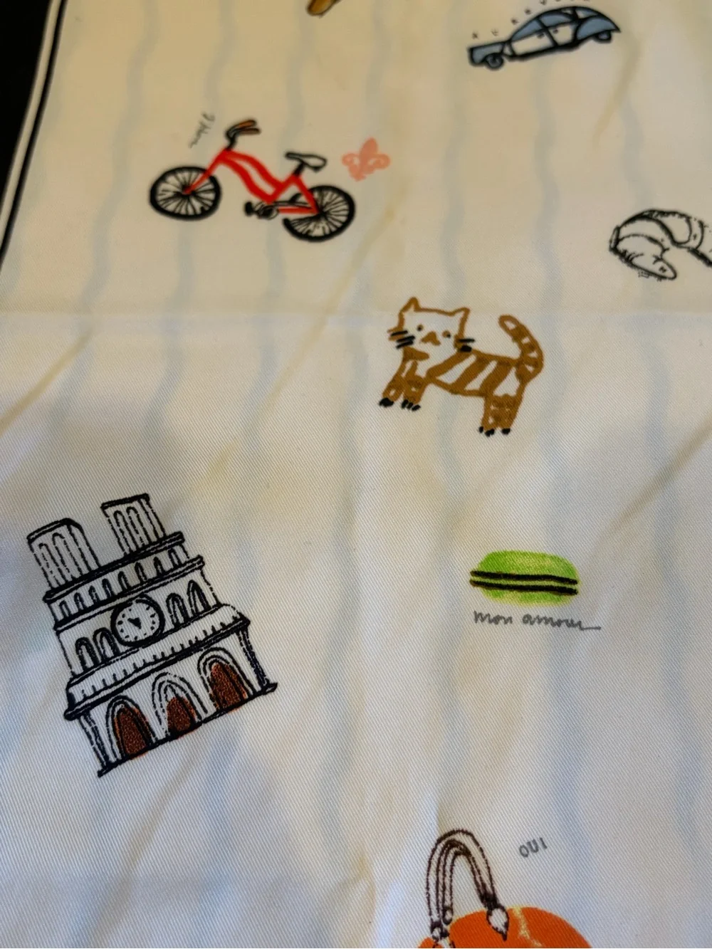 J. Crew Paris Square Scarf 🥖🚲🇫🇷